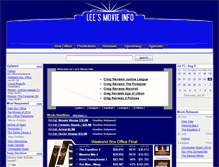 Tablet Screenshot of leesmovieinfo.net